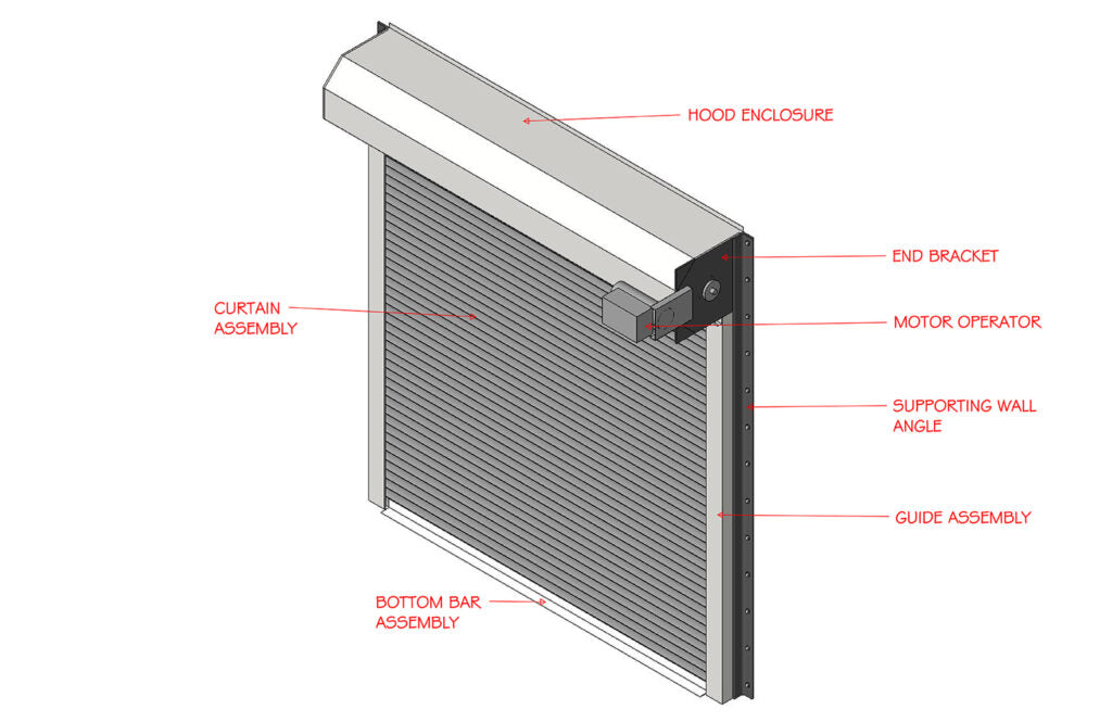 EntryShield™ FE6000 Series | Vertical Acting Forced Entry Security Door